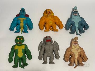 Lotto 6 Monster Flex in gomma morbida