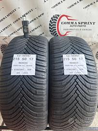 2 PNEUMATICI 215/50 R17 MAXXIS 4 STAGIONI 80%