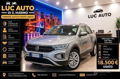 Volkswagen T-Roc 2.0 TDI SCR 150 CV DSG Sport Blue