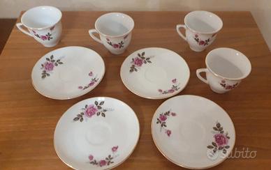 set 4 tazze da caffè Vintage Nuove