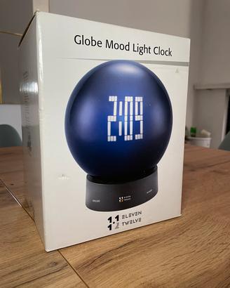 🕰️ Globe Mood Light Clock LED 🌈 NUOVO