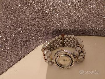 Orologio donna bracciale molla oro/argento