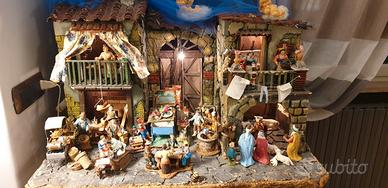 Presepe San Gregorio Armeno Napoli completo pas