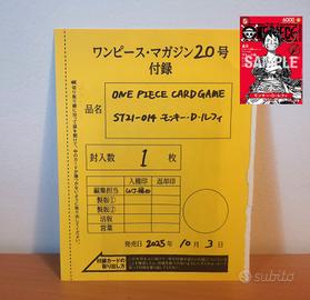 One Piece Luffy Promo SEALED