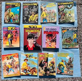 Lotto 12 fumetti Tex e Dylan Dog