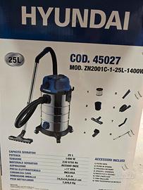 aspiratutto solidi liquidi con scuotifiltro