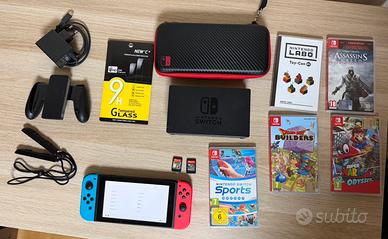 Nintendo Switch V1 unpatched + 7 giochi