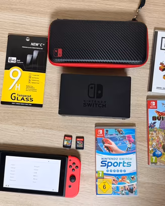 Nintendo Switch V1 unpatched + 7 giochi