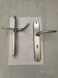 Maniglie Porte Grigio Satinato