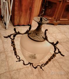 lampadario antiquariato retrò 