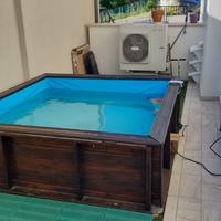 Piscina in legno NaturalWood PISTOCHE - 2,26 x 2,2
