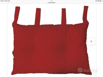 2 Cuscini testata letto Leroy Merlin NUOVI
