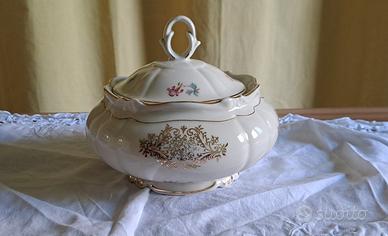 Zuppiera porcellana vintage Schlottenhof