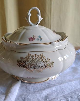 Zuppiera porcellana vintage Schlottenhof