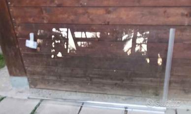 pannello in vetro per vasca