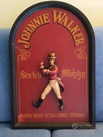 quadro in legno Johnnie Walker 