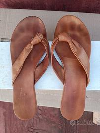 Le Ciabattine vera pelle donna n.41
