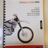 Manuale uso/manutenzione KTM vari anni e modelli