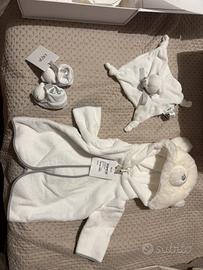 Set Baby Dior Accappatoio, DouDou e scarpine