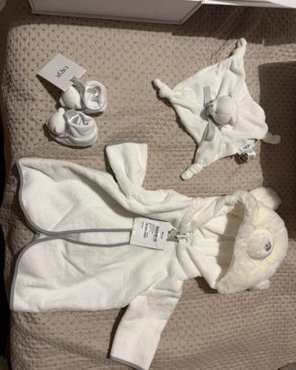 Set Baby Dior Accappatoio, DouDou e scarpine
