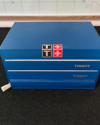 Scatola Orologio Tissot Originale Cofanetto Blu
