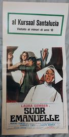 Suor EMANUELLE 1977 locandina cinema Laura Gemser