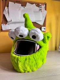 Copricasco moto a forma di mostro