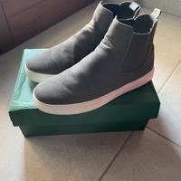Sneakers alte grigio scamosciato 42