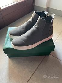 Sneakers alte grigio scamosciato 42