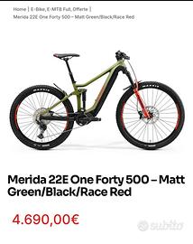 Merida e bike mtb
