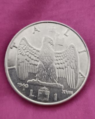 LIRE 1 (VITTORIO EMANUELE III) 1940