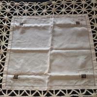 tovaglia, centro tavola in lino primo 900