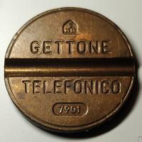 Gettone telefonico 7901 - Gennaio 1979 Raro