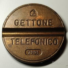 Gettone telefonico 7901 - Gennaio 1979 Raro