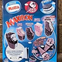 Motta Maxibon insegna tabella metallica pubblicita