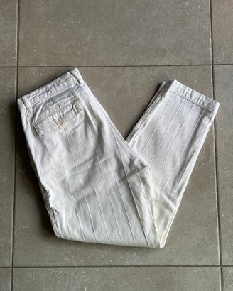 Pantaloni bianchi Zara