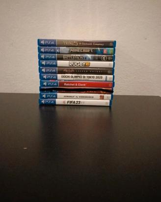 Lotto 10 Giochi PS4+Controller DualShock4 Bianco🎮