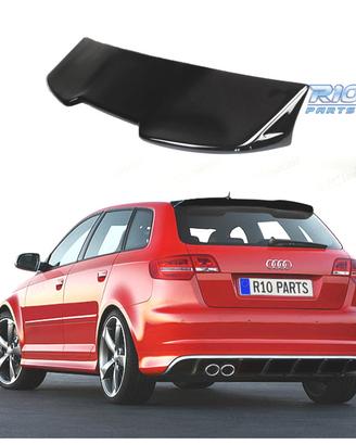 SPOILER AUDI A3 8PA SPORTBACK 03-12 LOOK RS3 NERO 