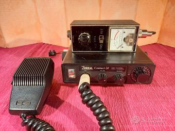 Ricetrasmettitore CB  ZODIAC del 1975 con Rosmetro