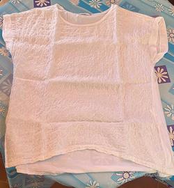 CAMICETTA PIZZO LINO/COTONE DONNA ME & GEE