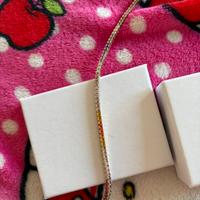 Bracciale tennis argento 925 sfumature tramonto