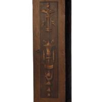 Orologio a pendolo primi 800 dipinto laccato