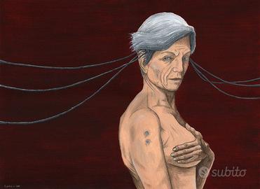 "Acrilico su cartoncino"Paolo De Luca - XXI secolo