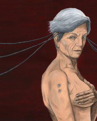 "Acrilico su cartoncino"Paolo De Luca - XXI secolo