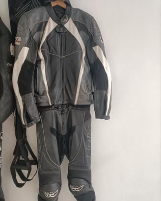 abbigliamento moto tuta moto in pelle 