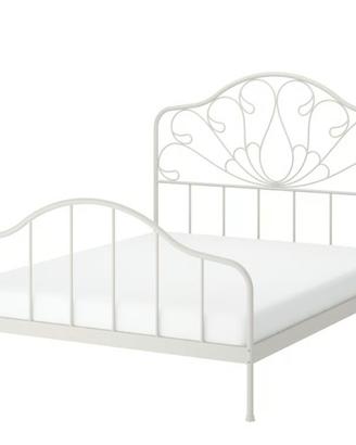 Letto ferro battuto bianco Ikea