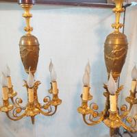 Lampadari Liberty in Bronzo d Orato