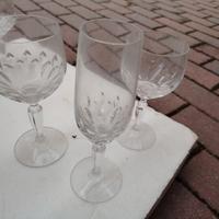 36 bicchieri in CRISTALLO (Aperitivo, Acqua, Vino)