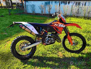 KTM 125 EXC 2008 TARGATA - MOTORE NUOVO (5 ORE )