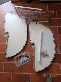 piani scorrevoli girevoli per cucina ad angolo